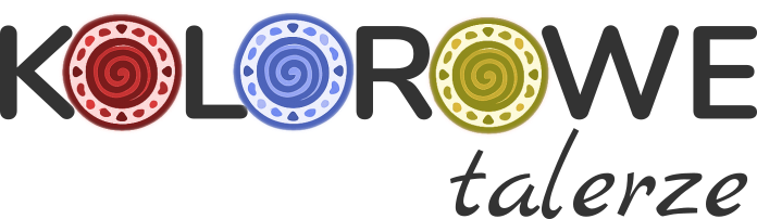 Catering kolorowe talerze